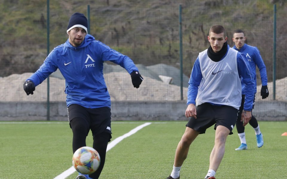 Левски проведе последната си тренировка в Сандански. В южния град