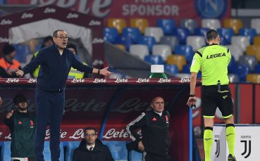 Наставникът на Ювентус Маурицио Сари не бе изобщо доволен от играчите си