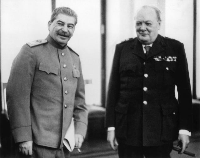  Чърчил Рузвелт и Сталин 