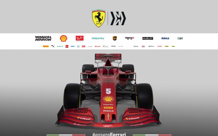  Бляскавото показване на новия болид на Ферари за сезон 2020 във Формула 1 