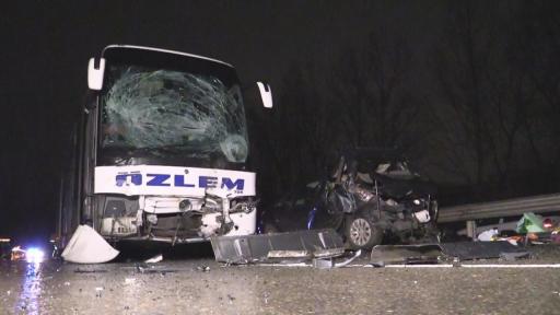  Автобус прегази и умъртви двама души на пътя Бургас - Созопол 