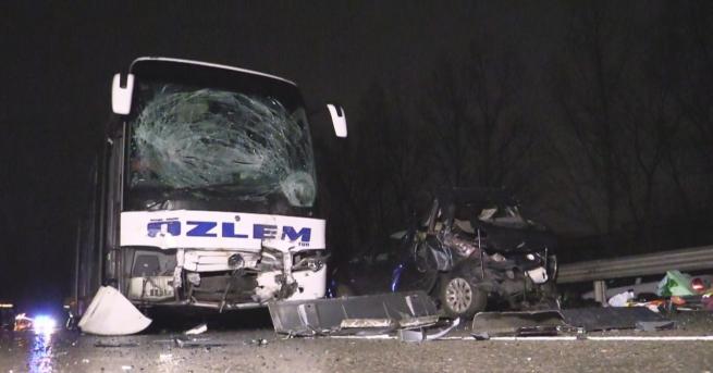 България Автобус прегази и уби двама души на пътя Бургас