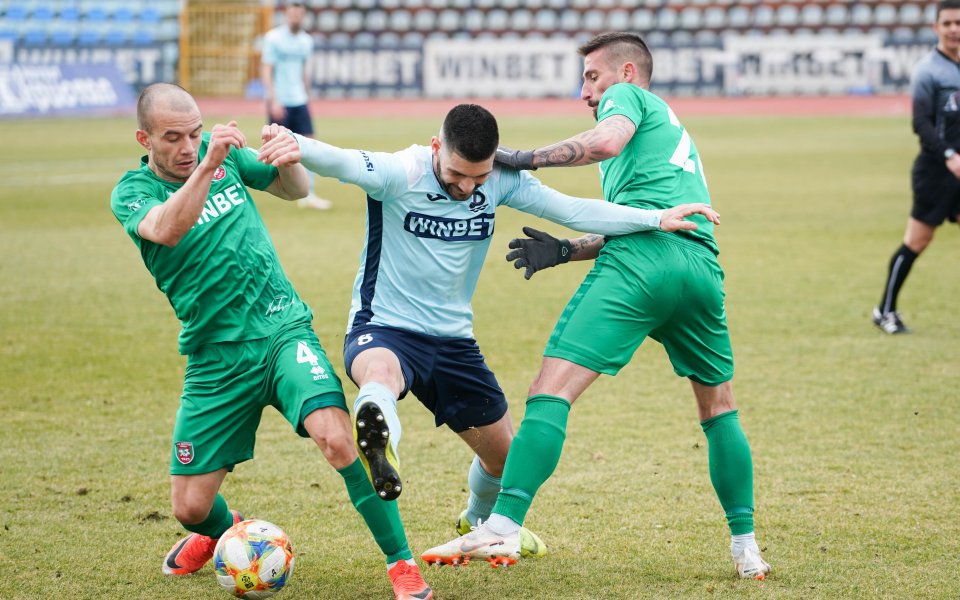 Пропуските за срещата между отборите на Дунав и Ботев Враца,