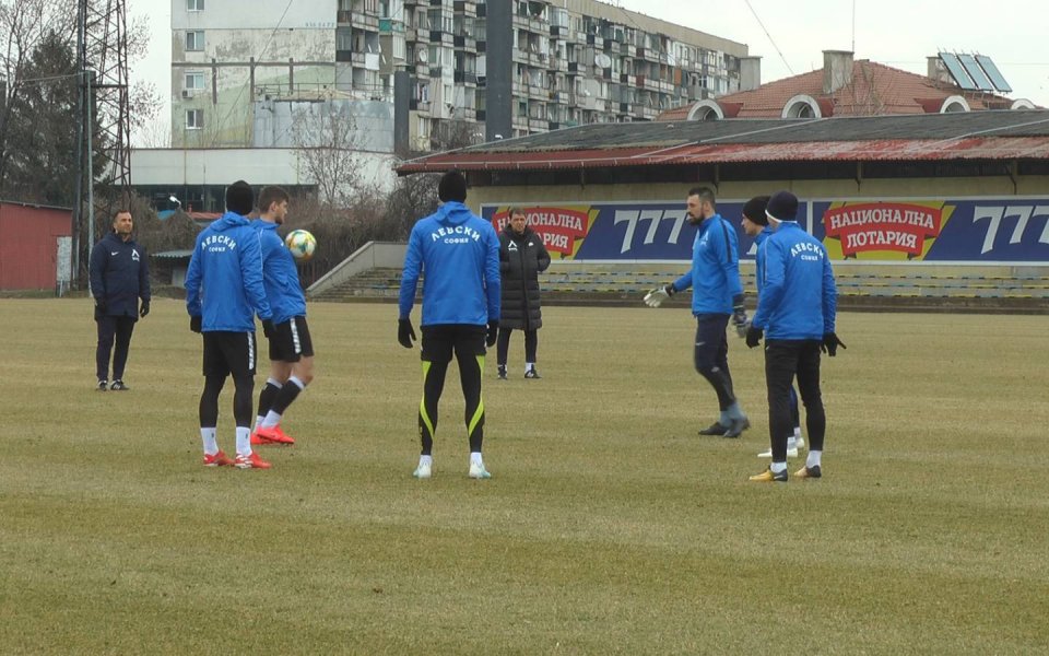 Левски започна подготовката си за мача с Ботев Враца в