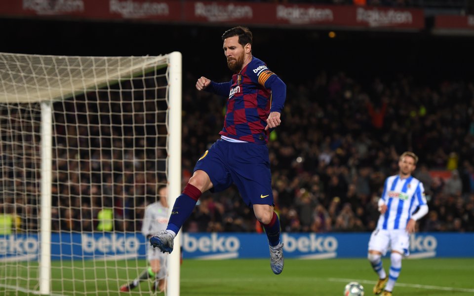 Барселона надви с 1:0 Реал Сосиедад в мач от 27-я