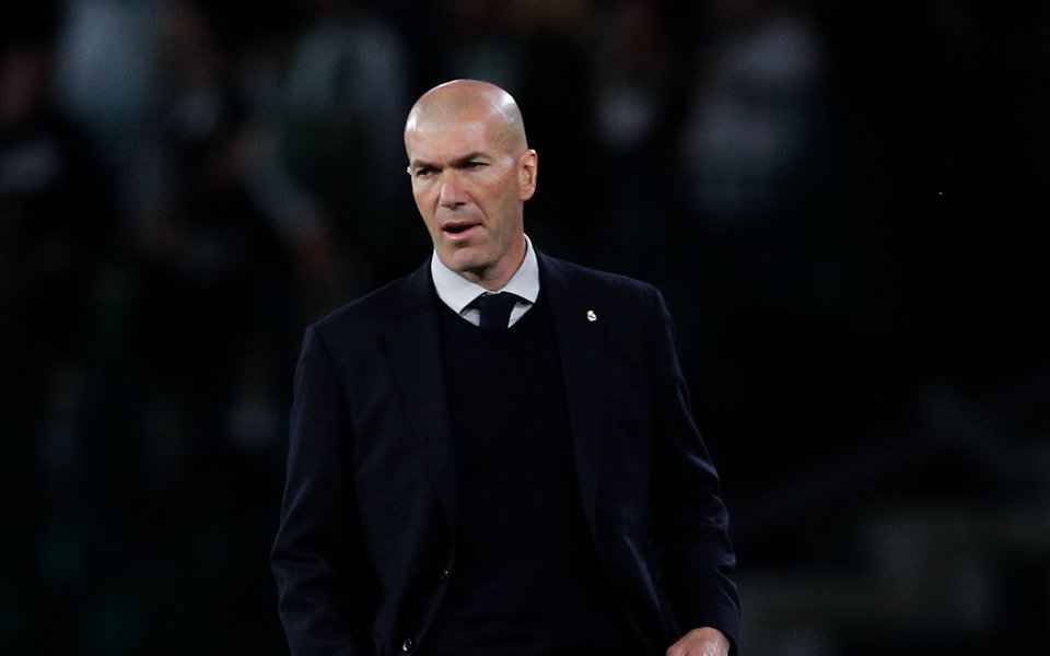 Треньорът на Реал Мадрид Зинедин Зидан пое вината за загубата