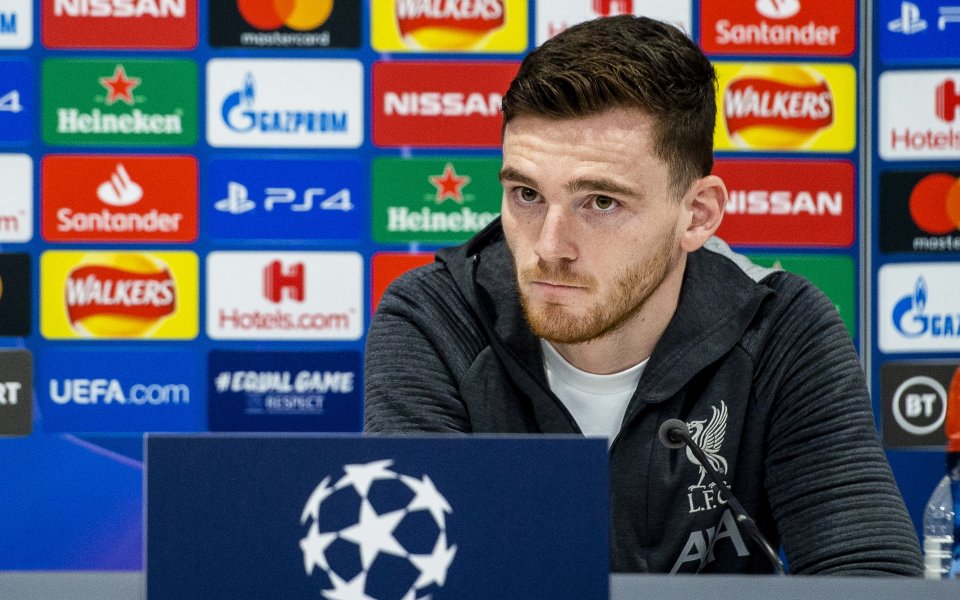 Андрю Робъртсън вярва, че атмосферата на &bdquo;Анфийлд&rdquo; не може да