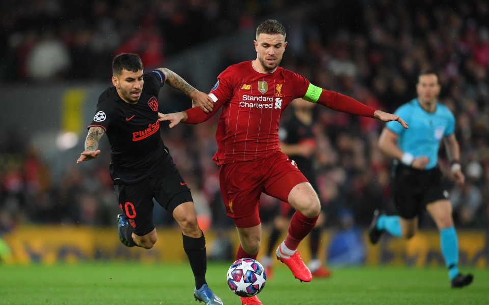 Отборите на Ливърпул и Атлетико Мадрид играят при резултат 1:0