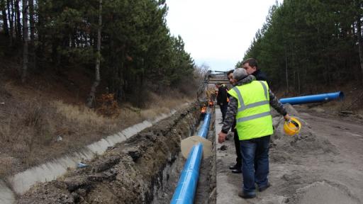  Авария при тест на водопровода за Перник 