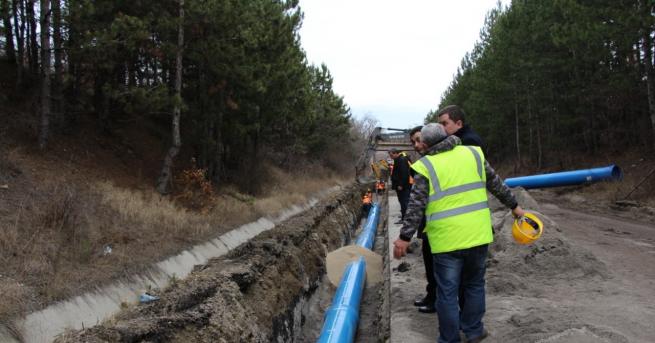 България Авария при тест на водопровода за Перник Авария имаше