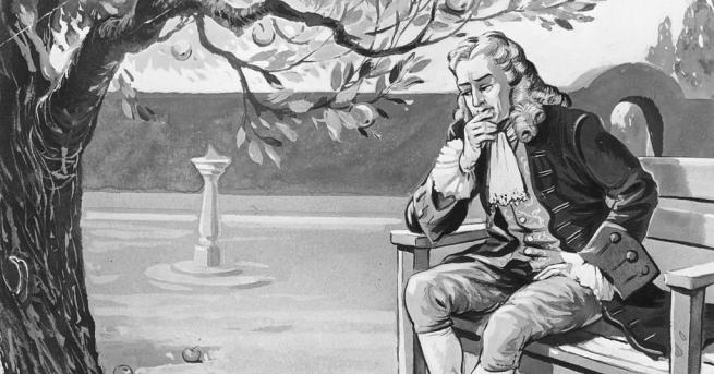 Любопитно Нютон прави велико откритие по време на социална изолация
