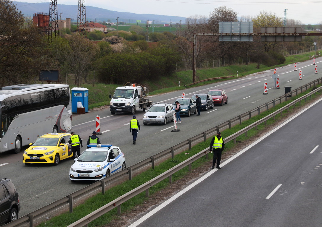 <p>Автомагистрала &quot;Хемус&quot; в посока София</p>