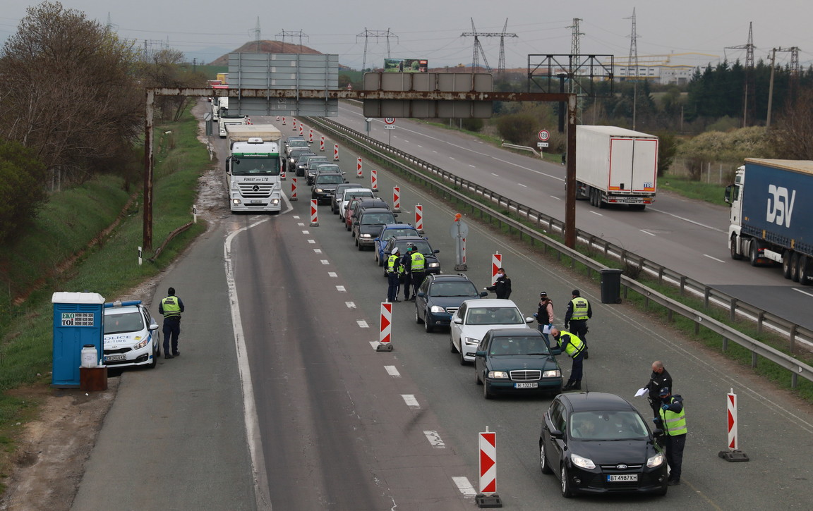 <p>Автомагистрала &quot;Хемус&quot; в посока София</p>