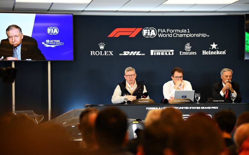 Управляващият директор на Формула 1 Рос Браун съобщи, че в