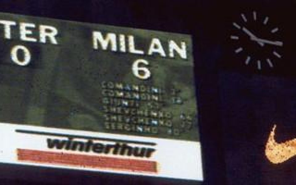 На този ден през 2001-а година Милан разби тотално големия