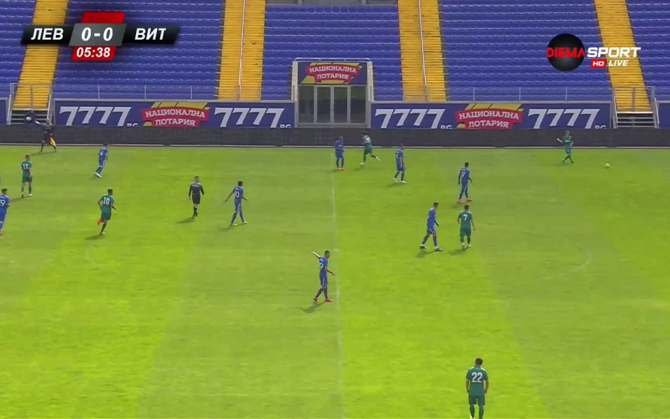 Отборът на Левски прие Витоша Бистирца в първи мач за