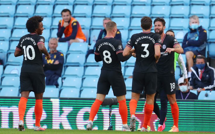 Челси затвърди четвъртото си място след обрат срещу Астън Вила