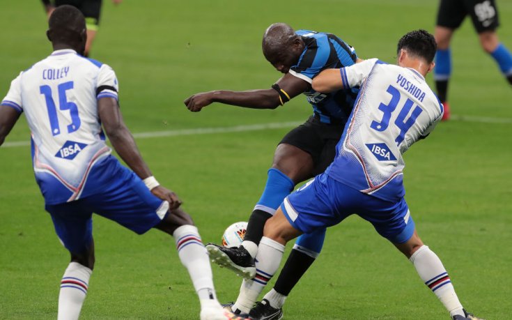 Интер надви Сампдория след рестарта на Серия А