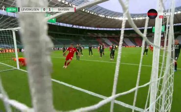 В 16 ата минута Байерн Мюнхен откри резултата Баварците получиха право
