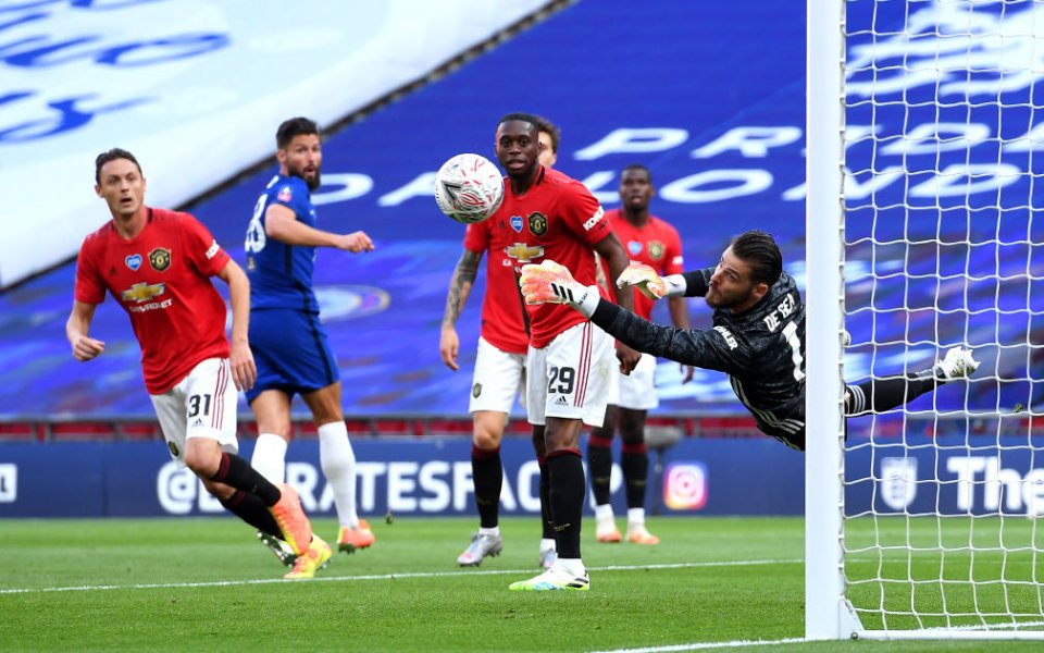 Челси победи Манчестър Юнайтед с 3:1 в полуфинален двубой от