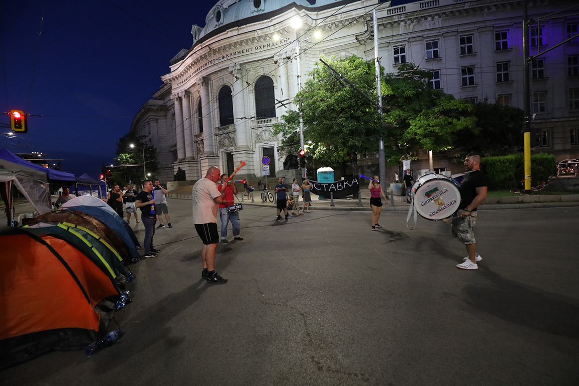 <p>27-и ден на протестите в София срещу властта</p>