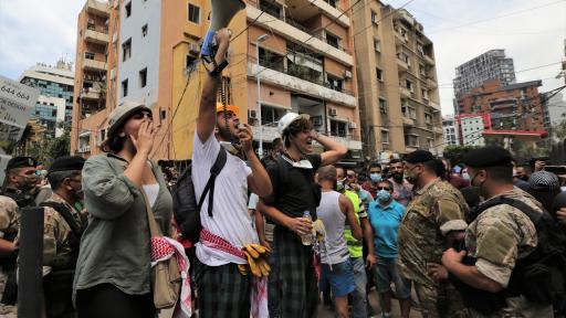  Антиправителствени митинги в Бейрут, Ливан 