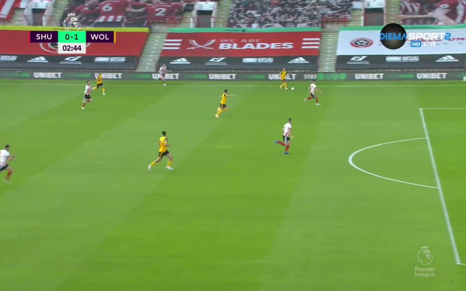 Раул Хименес откри резултата още в третата минута срещу Шефилд