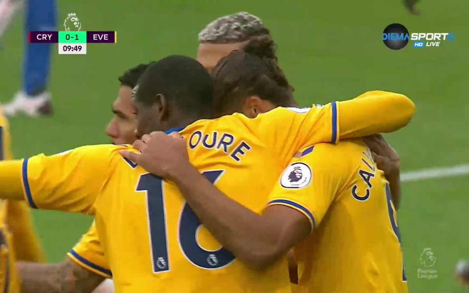 Евертън имаше нужда от само десет минути, за да поведе