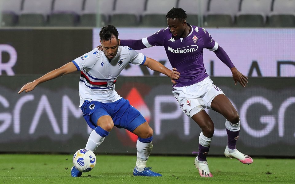 В мач от 3-ия кръг на Серия А Сампдория изненада