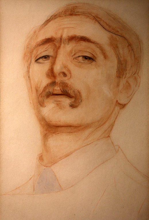 <p>Преслав Кършовски, Автопортрет 1929 г.</p>