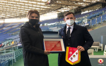 Стадион Олимпико e готов да приеме тази вечер в 22 00