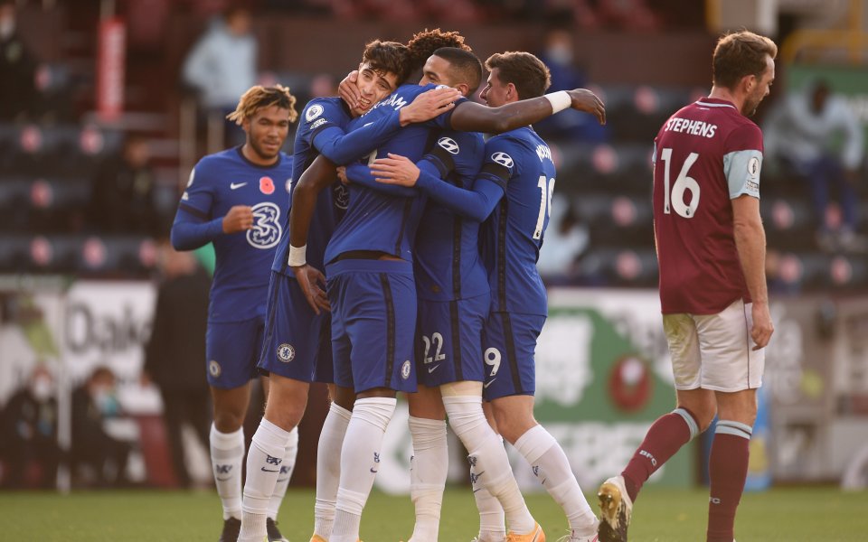 Отборът на Челси записа класическа победа с 3:0 над Бърнли