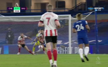 Тами Ейбрахам възстанови равенството в двубоя между Челси и Шефилд