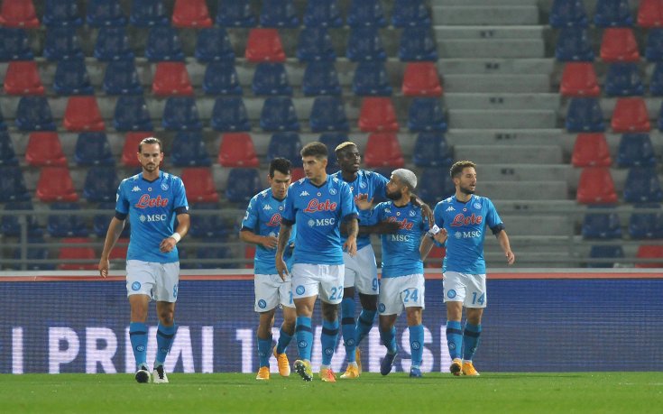 Наполи излъга Болоня и вече е трети