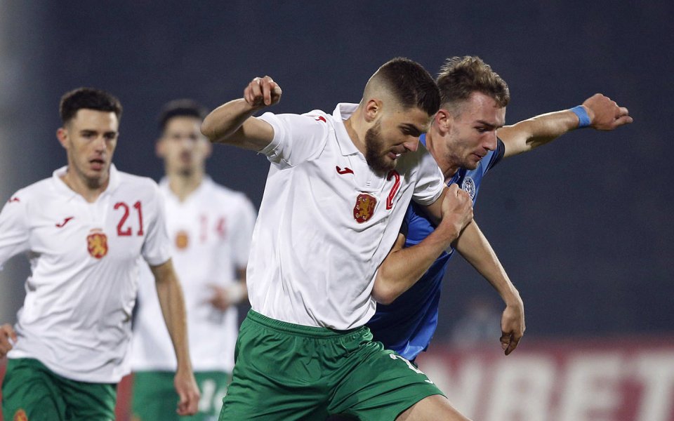 Младежкият национален отбор на България играе срещу този на Естония