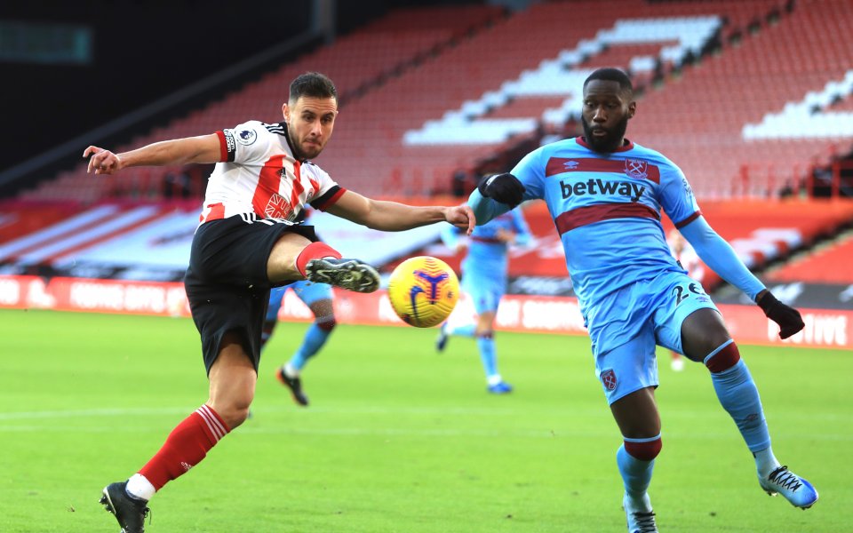 Шефилд Юнайтед - Уест Хем 0:1 / Висша лига, 9 кръг