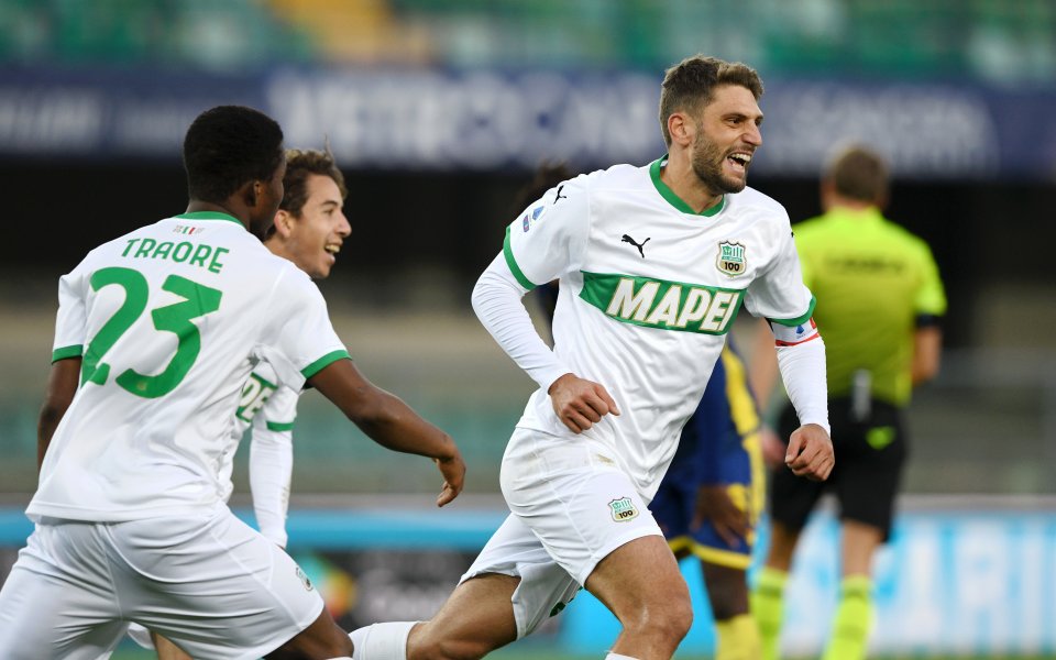 Сасуоло победи Верона с 2:0 като гост в мач от