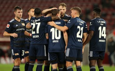 Тимът на Унион Берлин продължава да опровергава прогнозите в Бундеслигата и след
