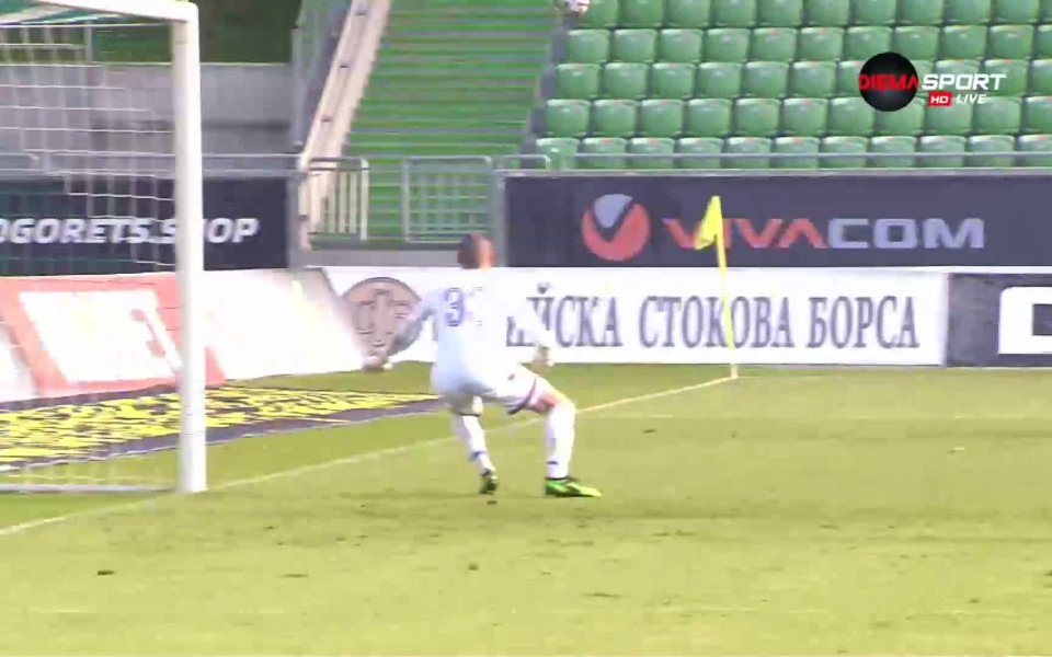 След 16 минути игра Лудогорец излезе напред в резултата. Икоко