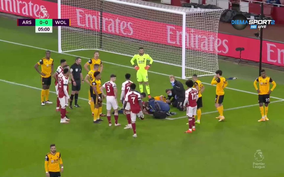 Арсенал - Уулвърхeмптън 1:2 /първо полувреме/ .native-ad-suggested-news { position: relative;