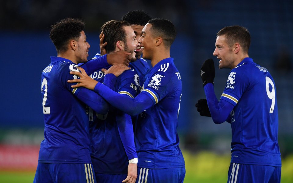 Лестър победи Брайтън с 3:0 в мач от 12-ия кръг