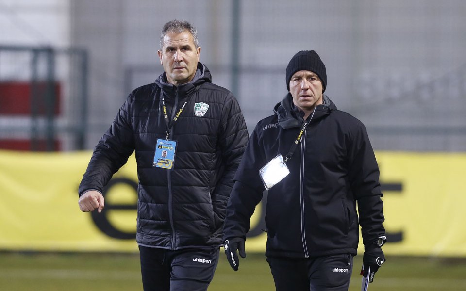 Наставникът на Берое, Димитър Димитров-Херо, остана доволен от постигната трудна