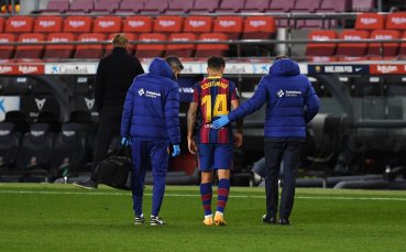 Халфът на Барселона Филипе Коутиньо ще претърпи операция на лявото коляно в събота