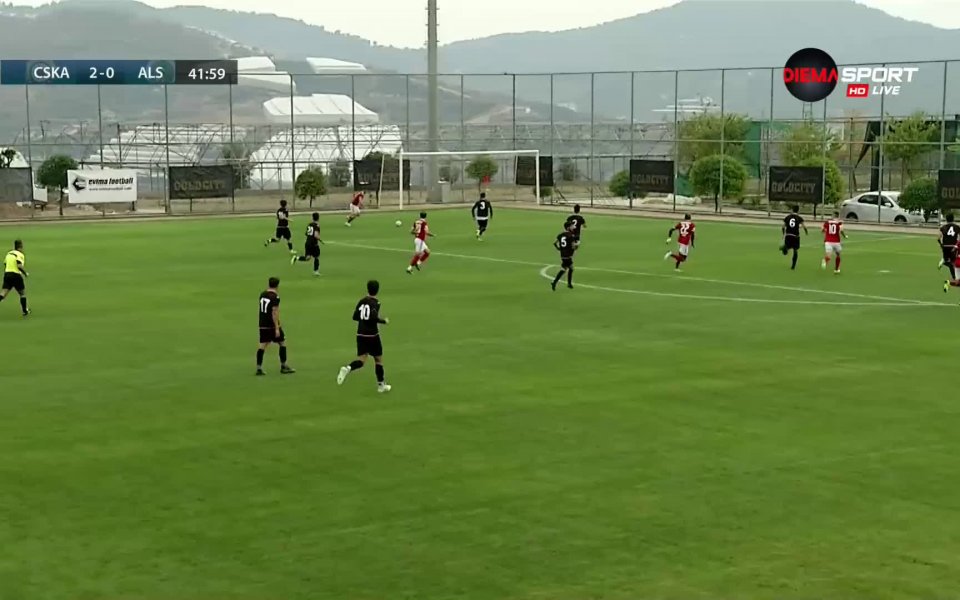 В 43-та минута резултатът все пак придоби класически вид. Али