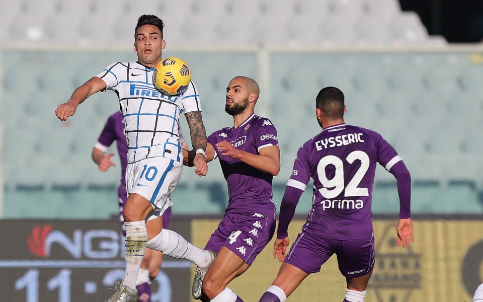 Фиорентина - Интер 1:1 /Купа на Италия, 1/8-финали