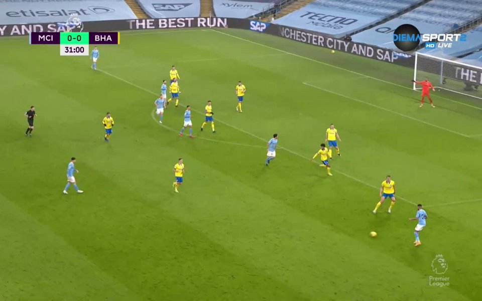 Манчестър Сити - Брайтън 1:0 /репортаж/ function showNative(obj) { setTimeout(function