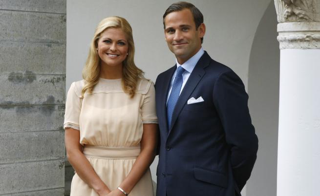  Принцеса Мадлен от Швеция и Йонас Бергстрьом 