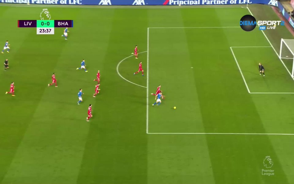 Ливърпул - Брайтън 0:0 /първо полувреме/ function showNative(obj) { setTimeout(function