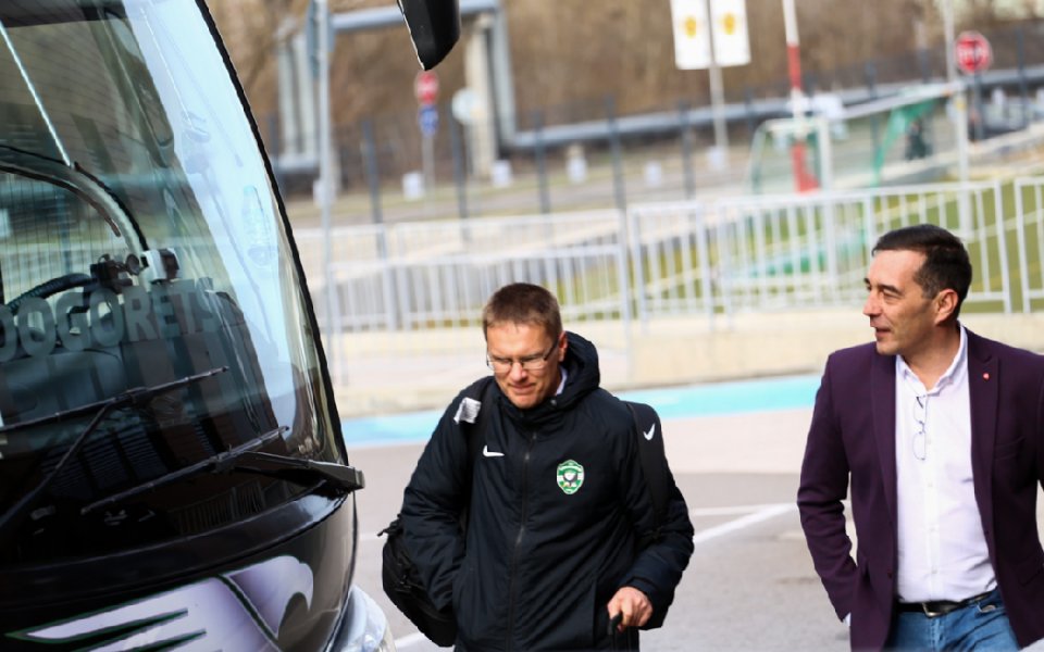 Валдас Дамбраускас пристигна в Разград и разгледа базата на Лудогорец, 05.02.2021 г.