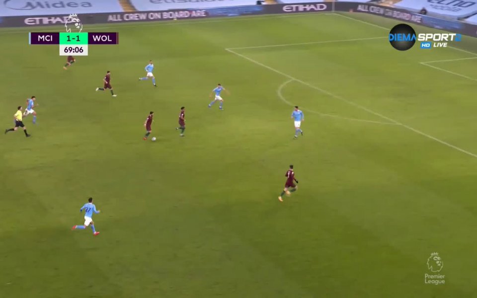 Манчестър Сити победи с 4:1 у дома Уулвърхемптън в изтеглен